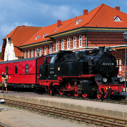 Die historische Schmalspurbahn Molli