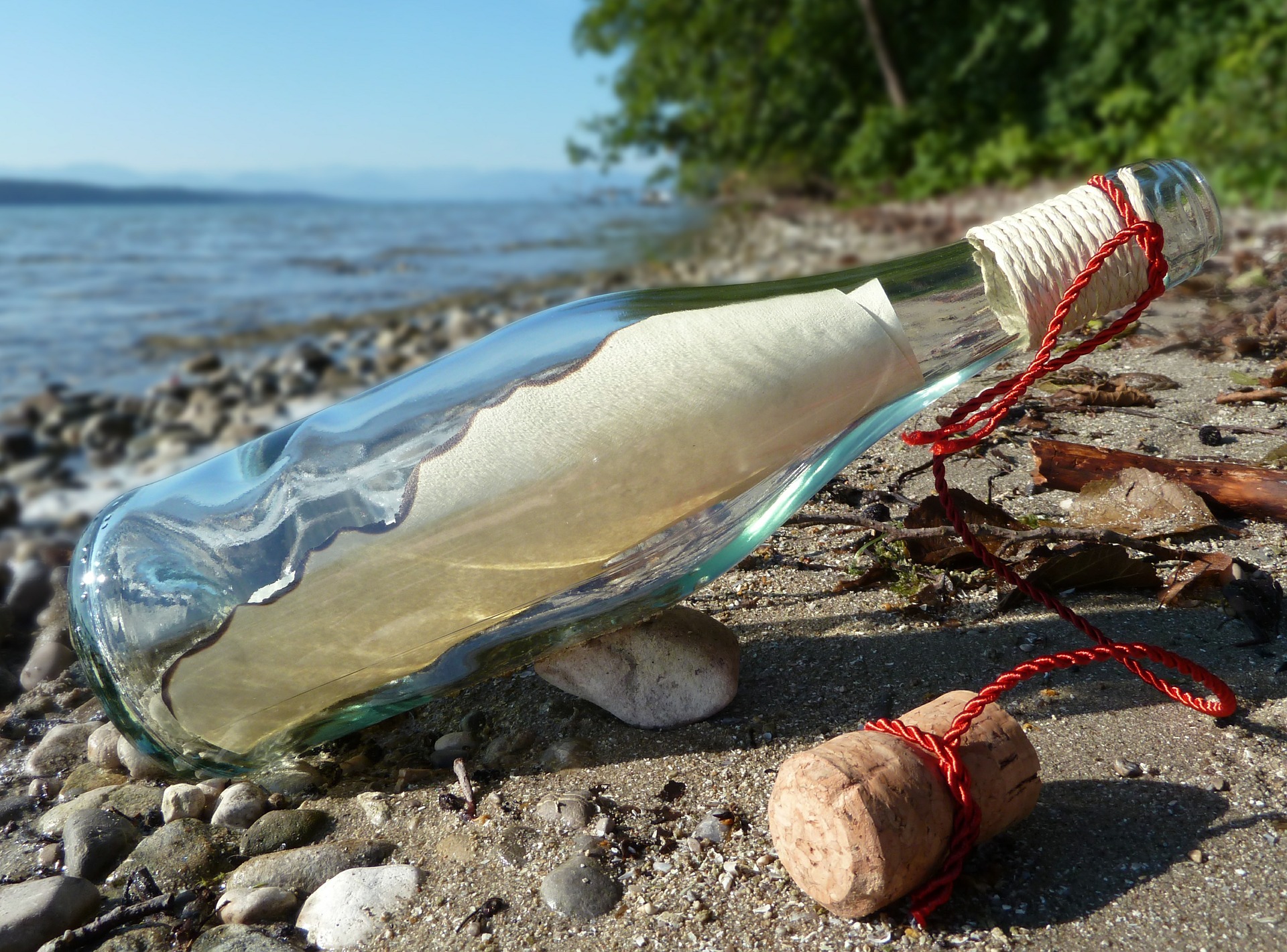 Verschicken Sie eine Flaschenpost an der Ostsee - Maritime Urlaubsgrüße