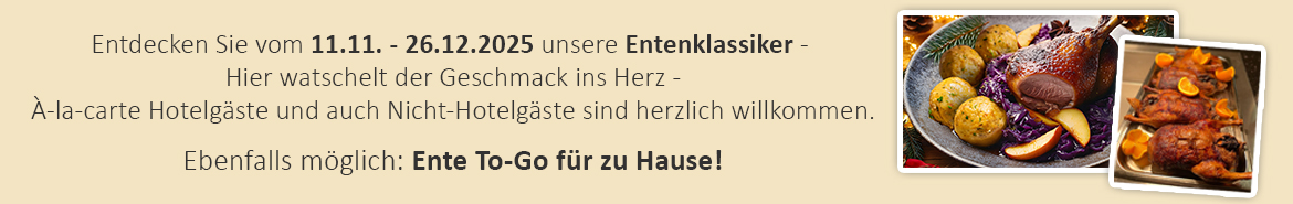 Unsere Enten-Klassiker im November und Dezember